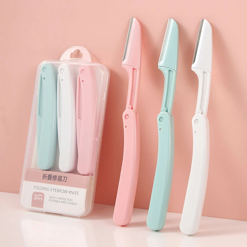 折叠修眉刀安全新款型防刮伤刮眉刀剃毛刀新手初学者修眉毛学生女