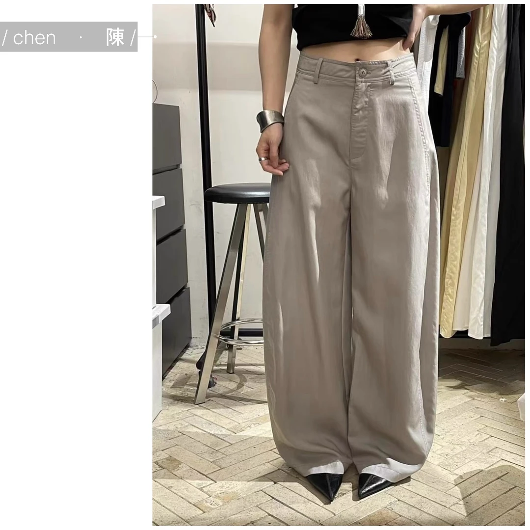 chen·陳极简【松弛感】薄料弯刀裤