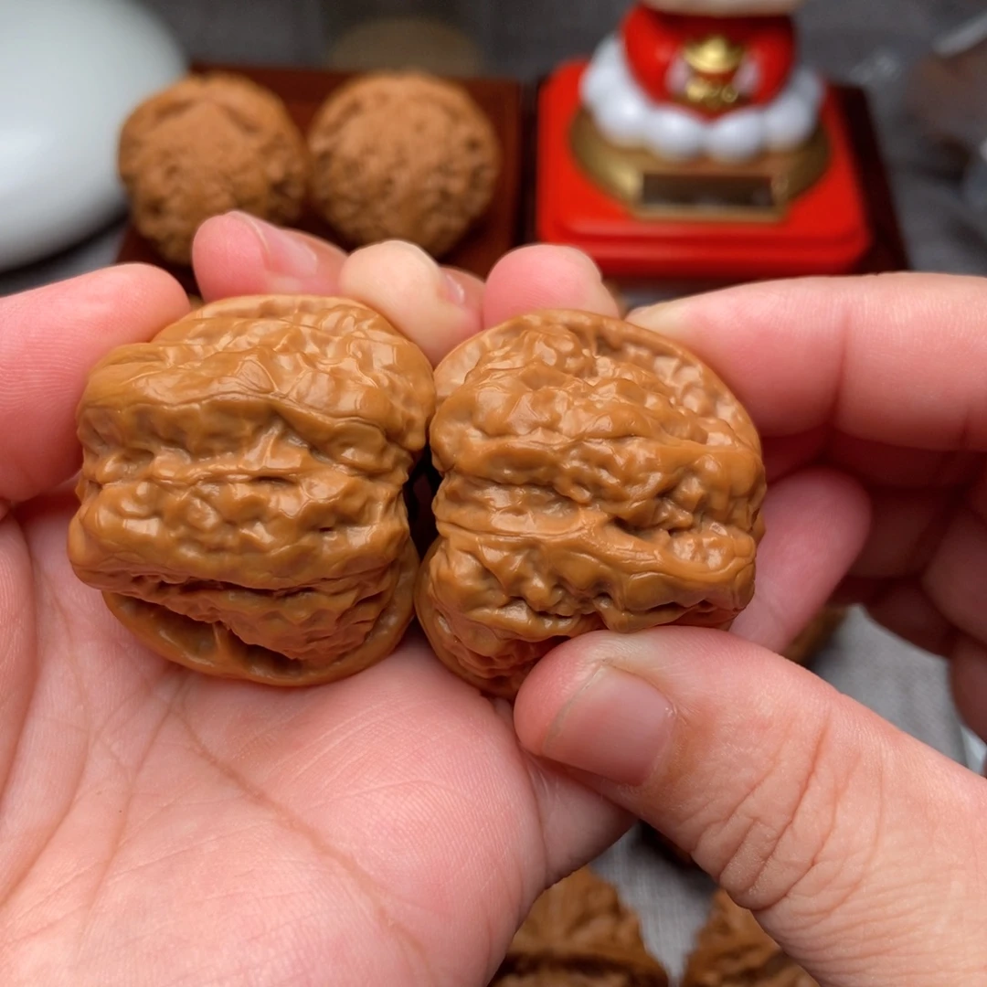 配***角把件文玩核桃39全延庆娃