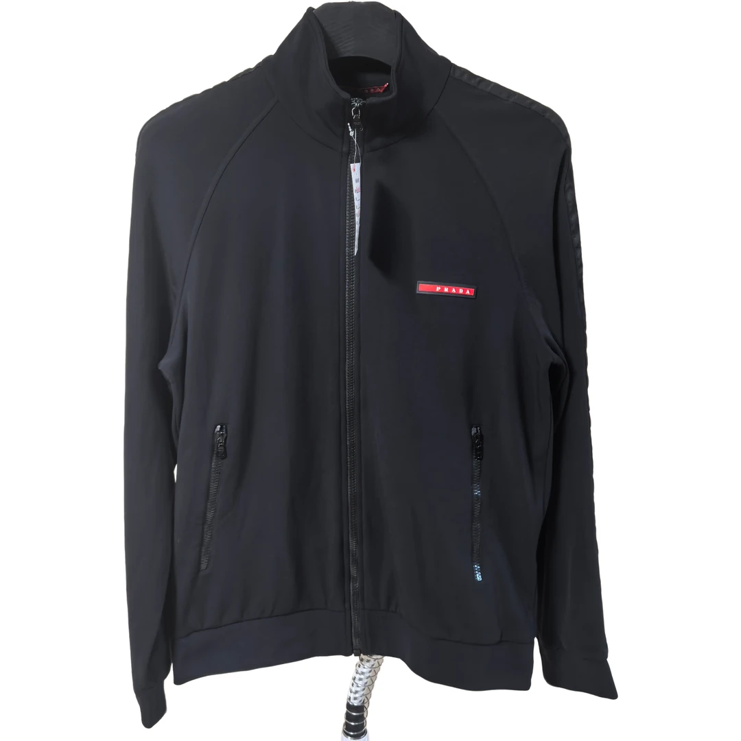 99新 Prada/普拉达 0305普拉达纤维面料红标立领夹克/l/99
