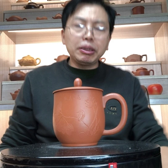 朱泥茶杯微瑕容量400