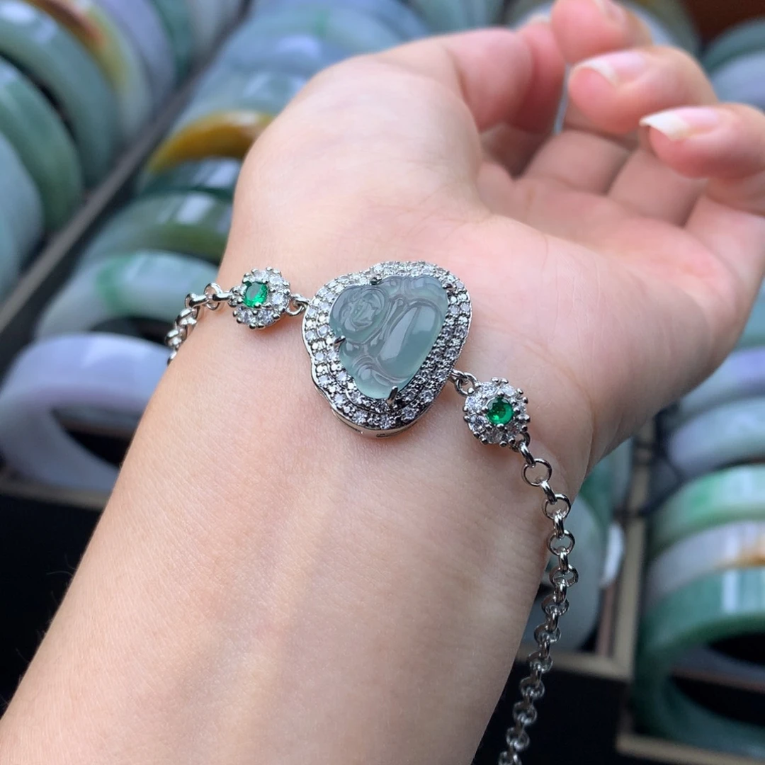 未镶嵌手链翡翠多样性