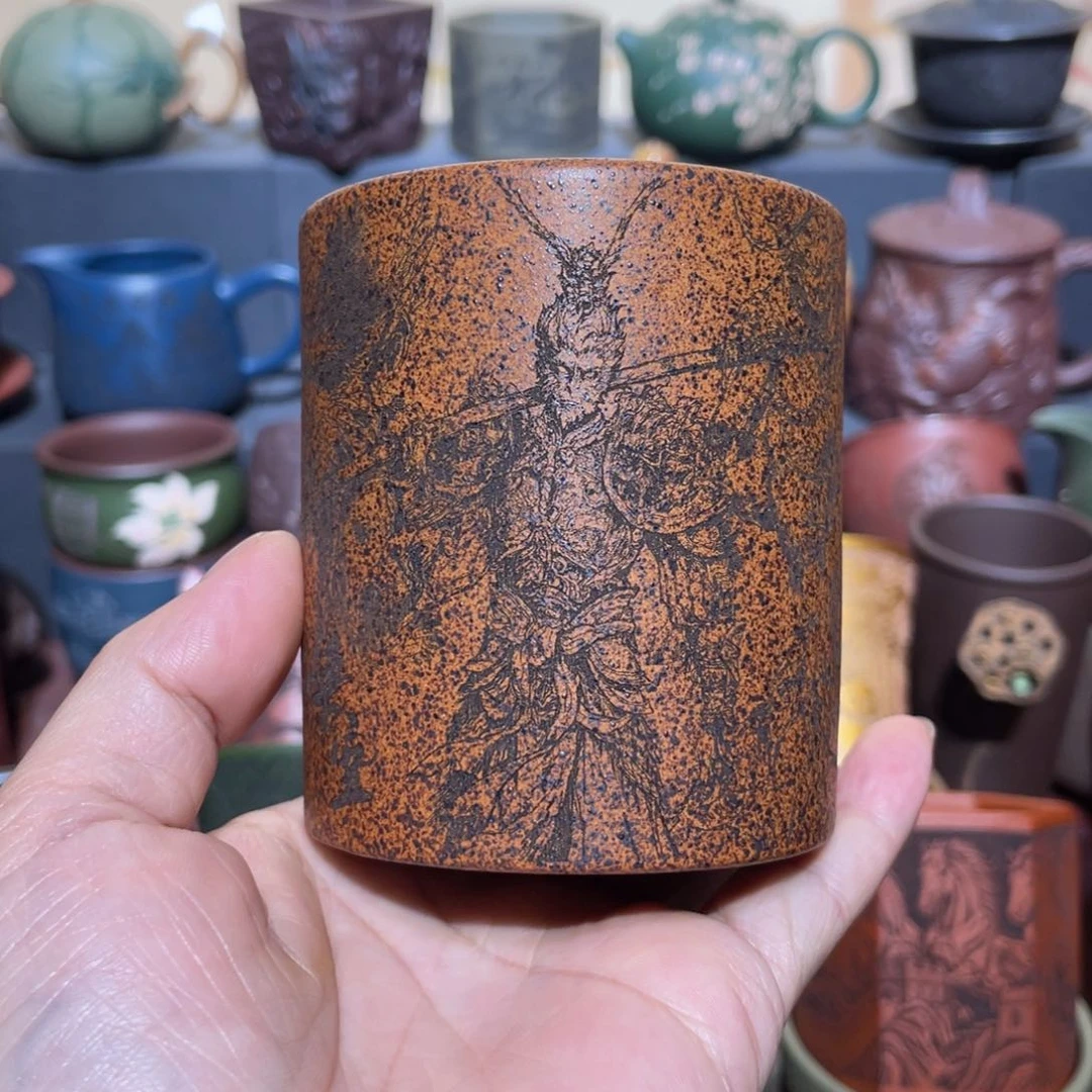 原矿紫砂手工主人杯