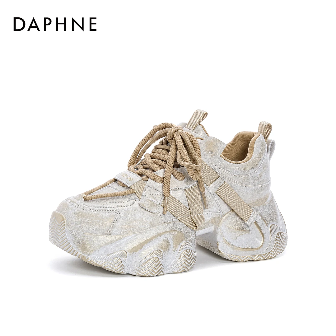 达芙妮2025春季时尚百搭炫彩老爹鞋引爆回头率复古未来，潮酷出街！