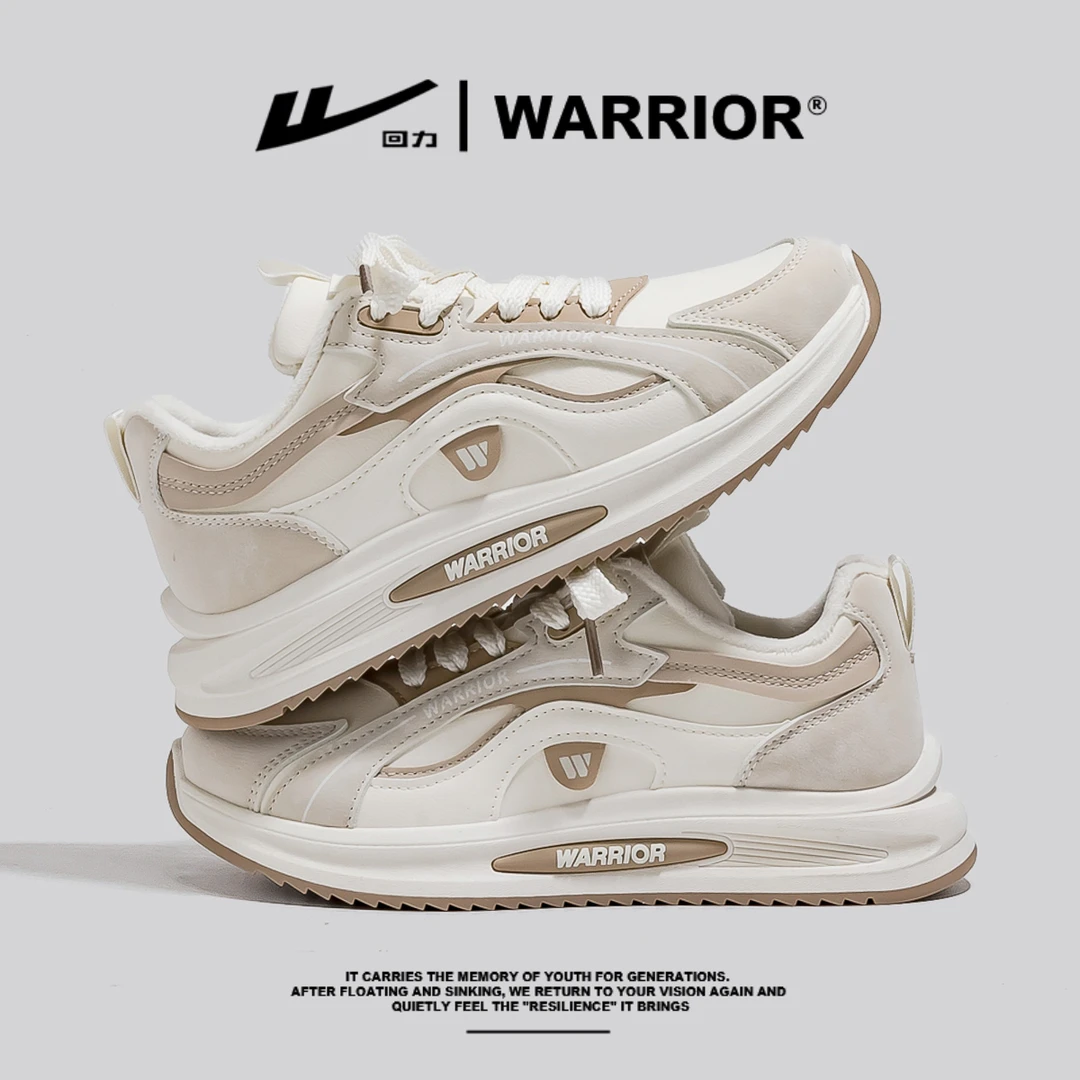 回力女鞋秋季加绒运动老爹鞋2025新款爆款气质通勤厚底休闲鞋2189