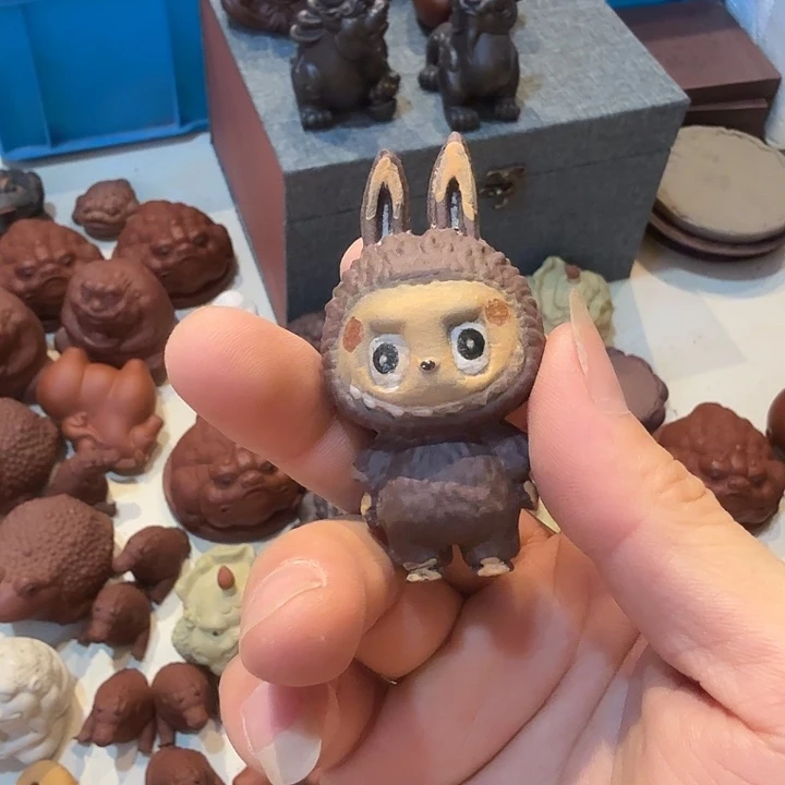 紫砂茶宠雕塑瑕疵茶宠