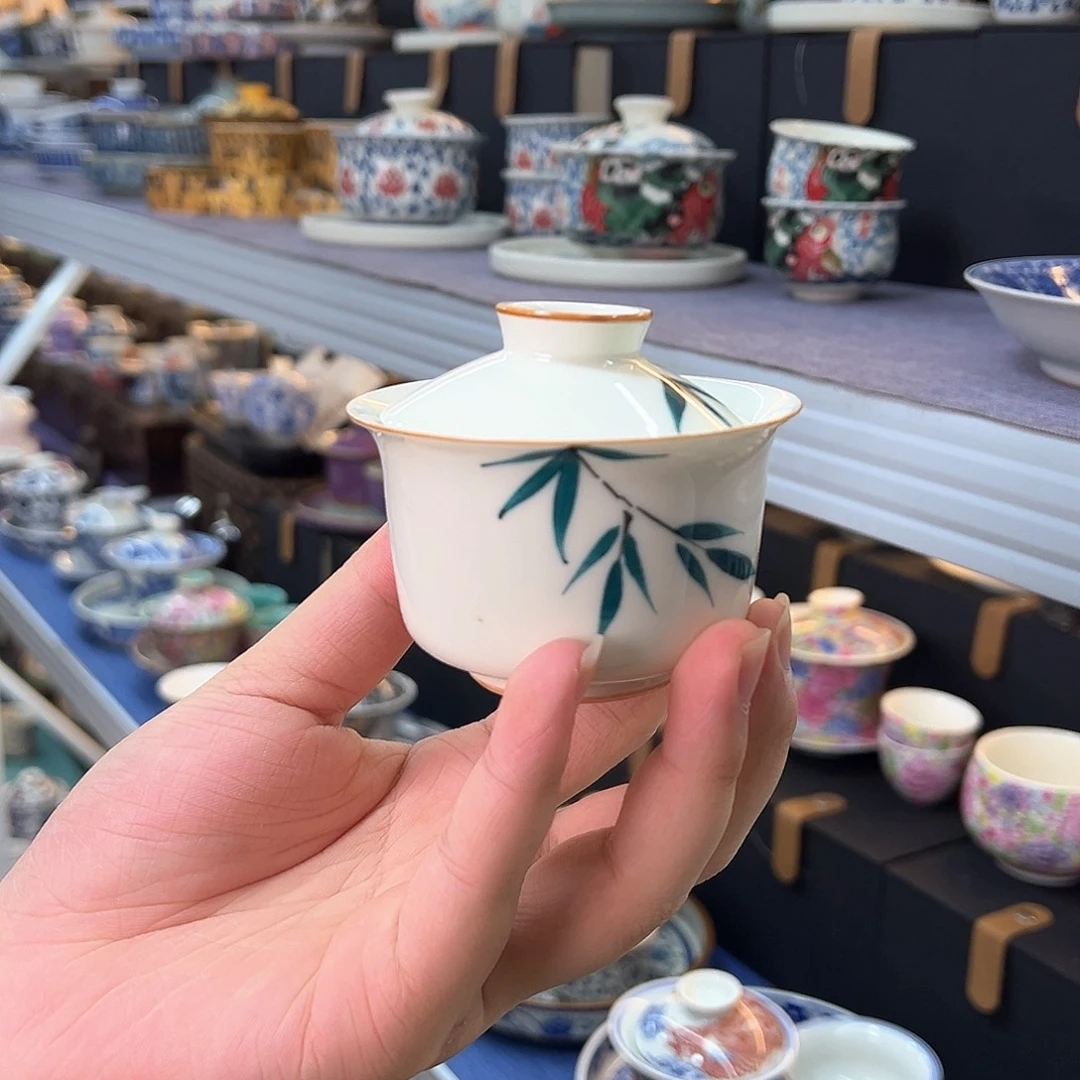 盖碗里的水煮开后