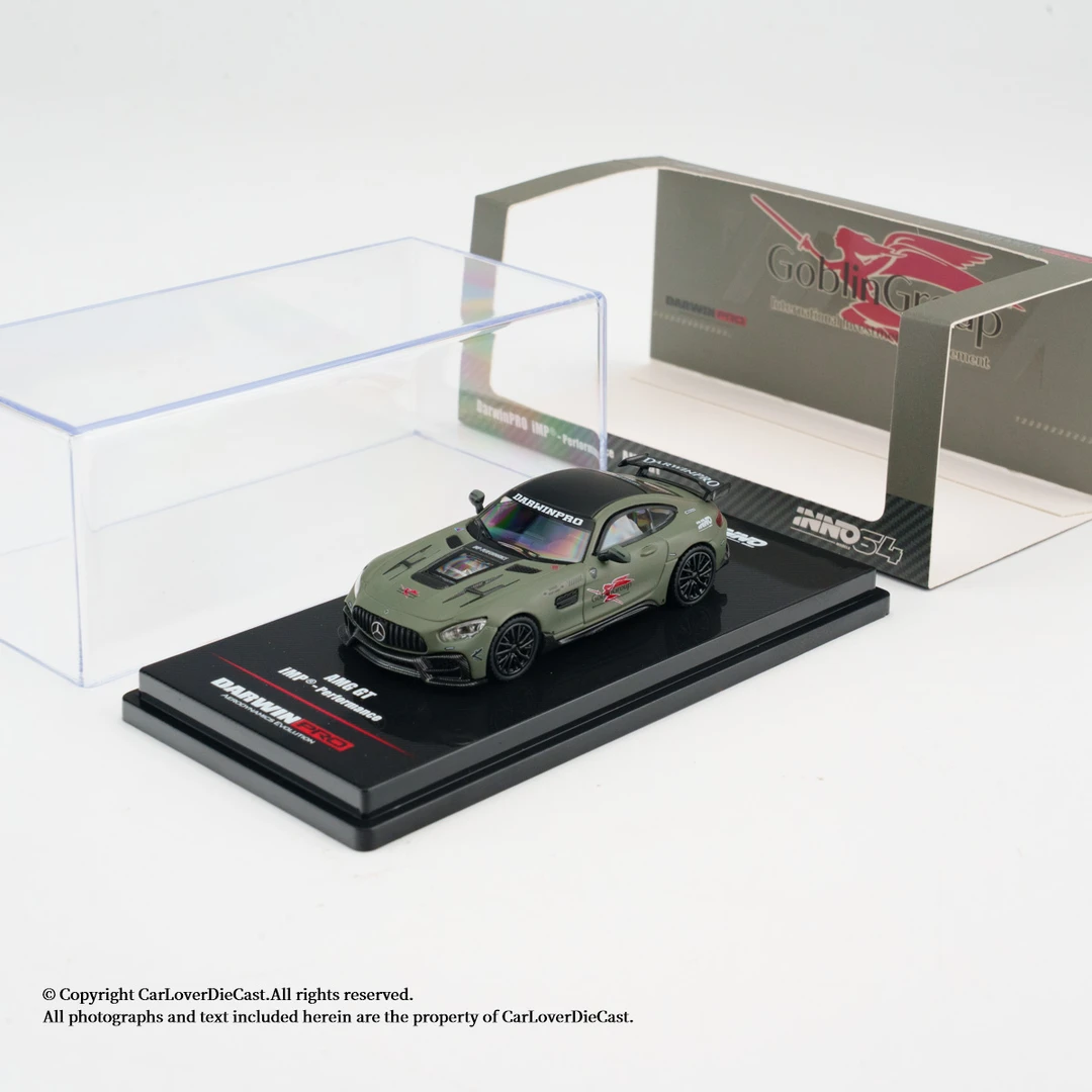 现货 INNO 1:64 DARWIN PRO 达尔文奔驰AMG GT 合金收藏车模