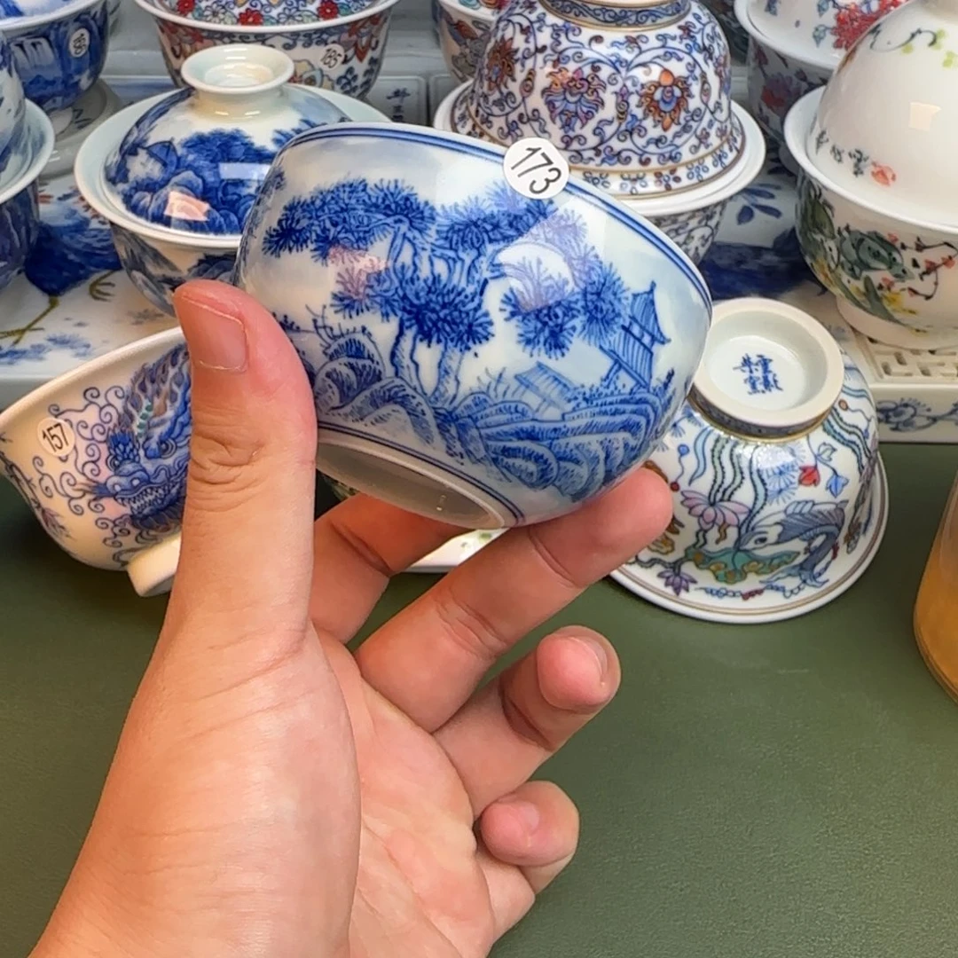 彦祖纯手工手绘茶具173