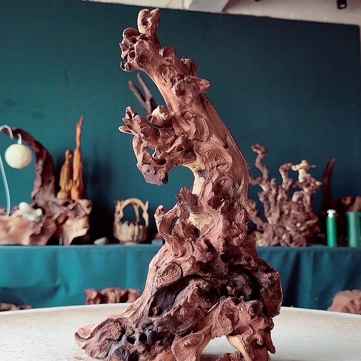 一***龙木392 金丝红木羊蹄甲半成品