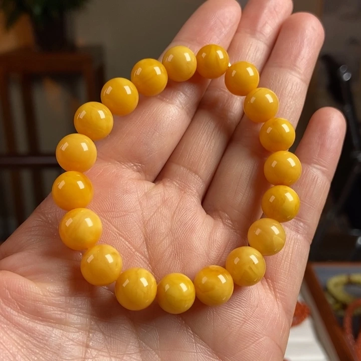 琥珀手链未镶嵌蜜蜡手串10