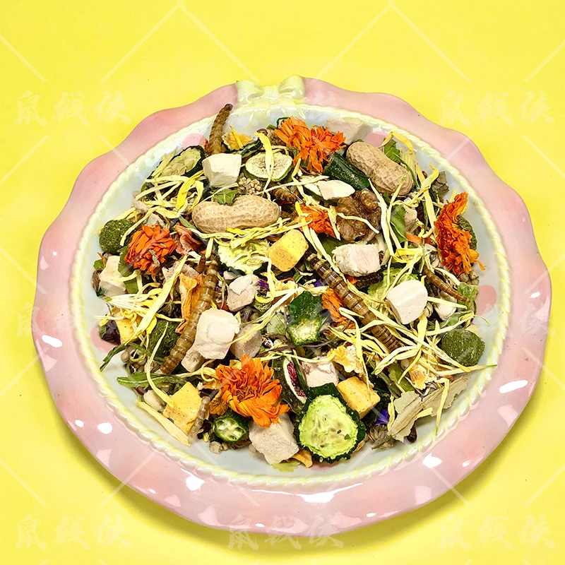 金丝熊自配粮营养均衡冻干混合五谷金丝熊全价营养粮