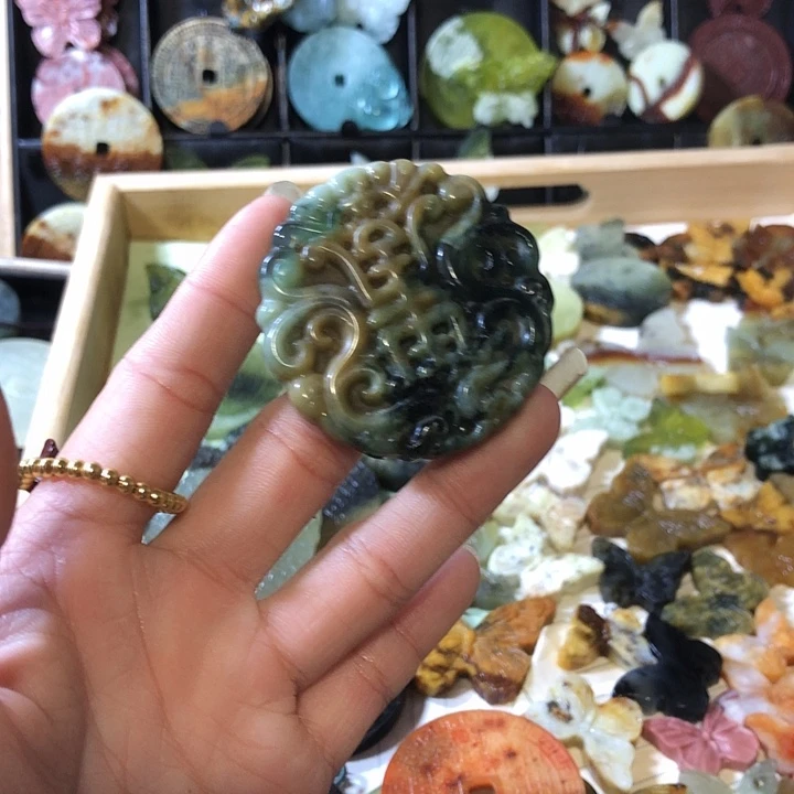 未镶嵌岫玉岫玉挂件