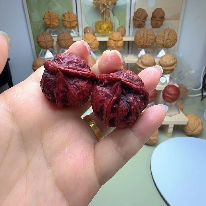 把件文玩核桃15号车福利三棱彩闷