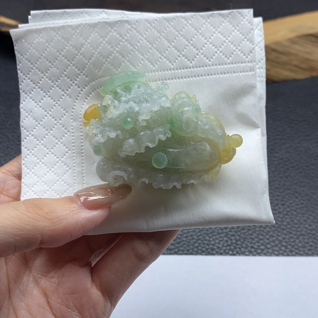 F***b未镶嵌定制翡翠白菜