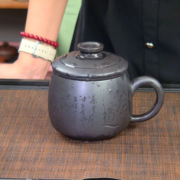 茶杯紫砂高货放漏
