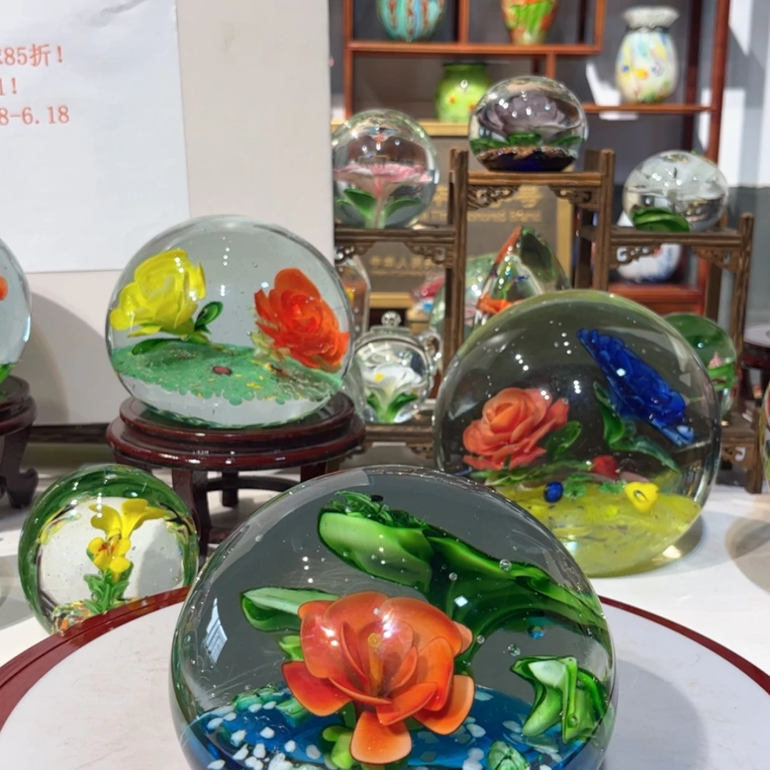 【闪购商品】琉璃手工艺品?****纯手工瑕疵