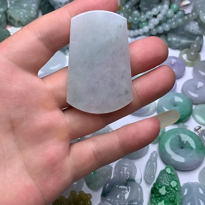 颈饰未镶嵌翡翠天然翡翠