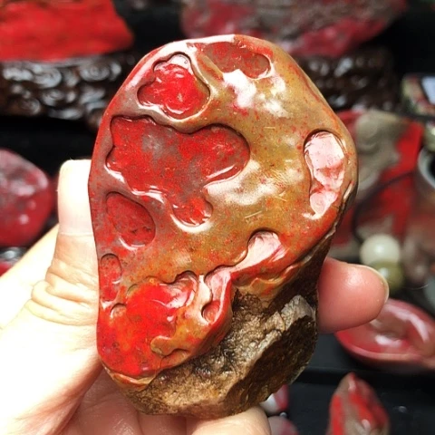 昌化鸡血石昌化鸡血石原石