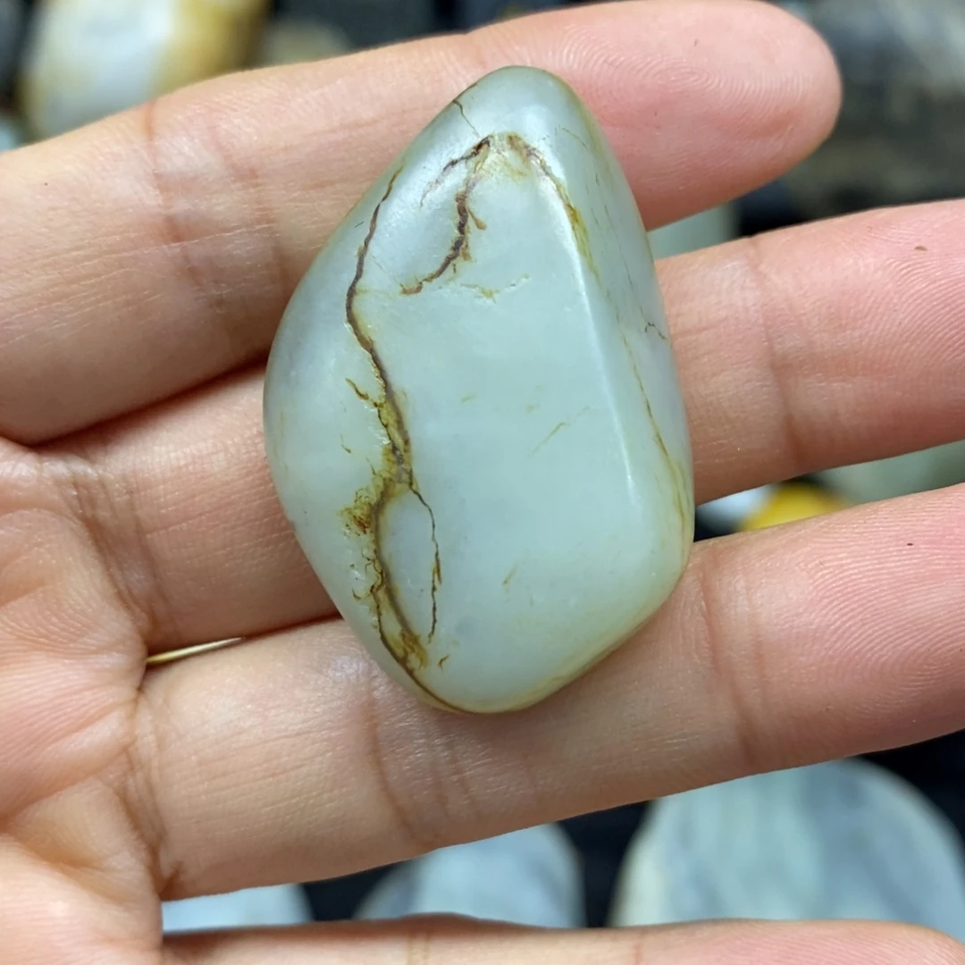 和田玉未镶嵌挂件1