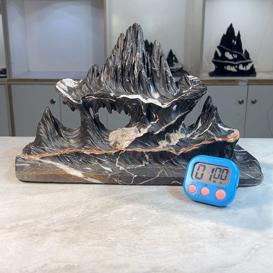 灵璧奇石博览会摆件沐*