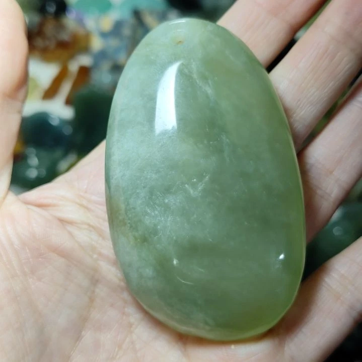 岫玉未镶嵌手把件款式