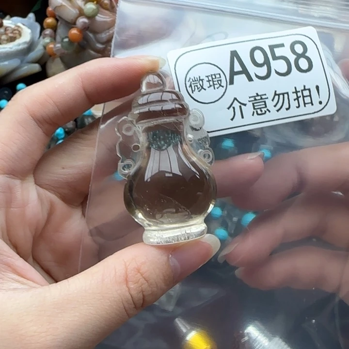 未镶嵌摆件水晶a958