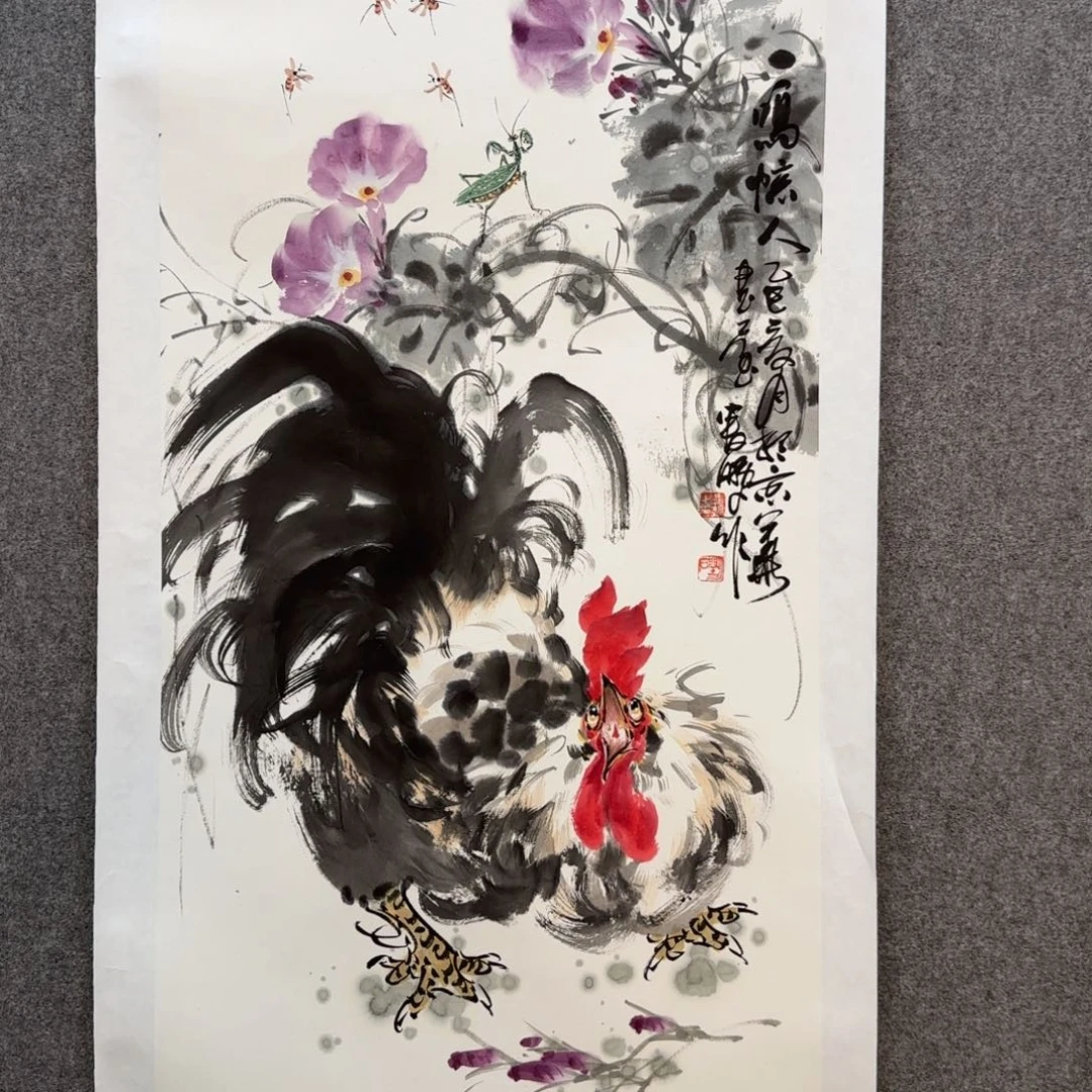 国画娄鹏老师手绘作品
