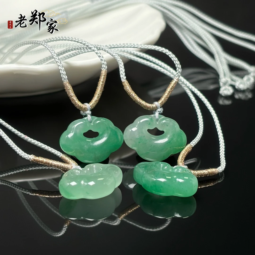 【老郑家】非洲翠如意锁吊坠 2082多样性发1件 约15*21*7mm