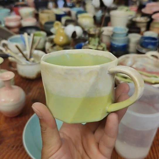 摆件景德镇高温窑变马克杯