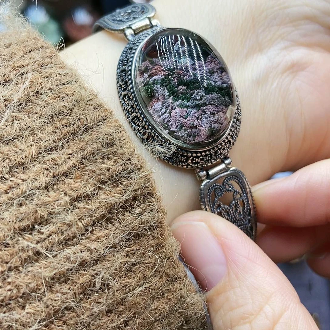 水晶手链银S925镶嵌m***5