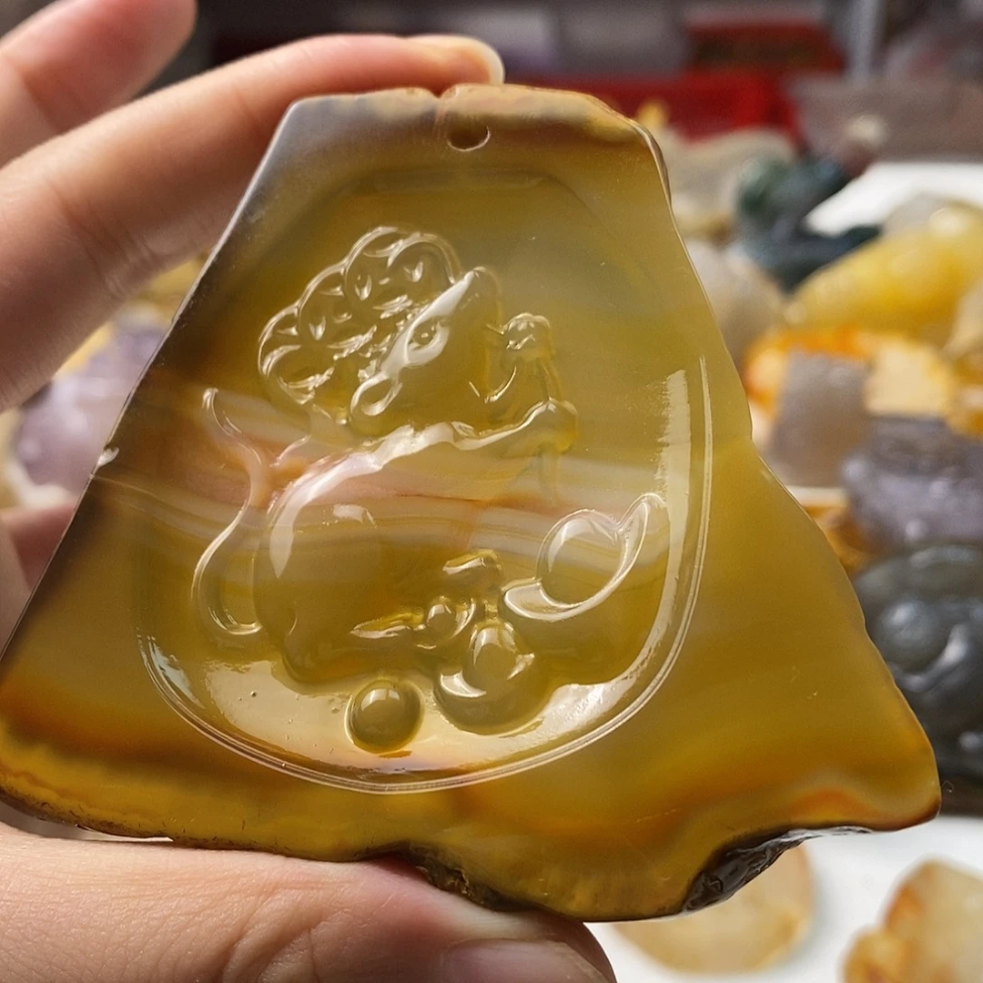 玛瑙/玉髓未镶嵌颈饰