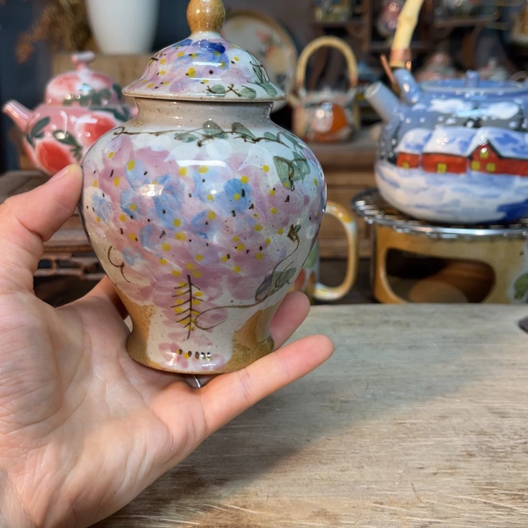 ****）壶素浅陶瓷手工手绘