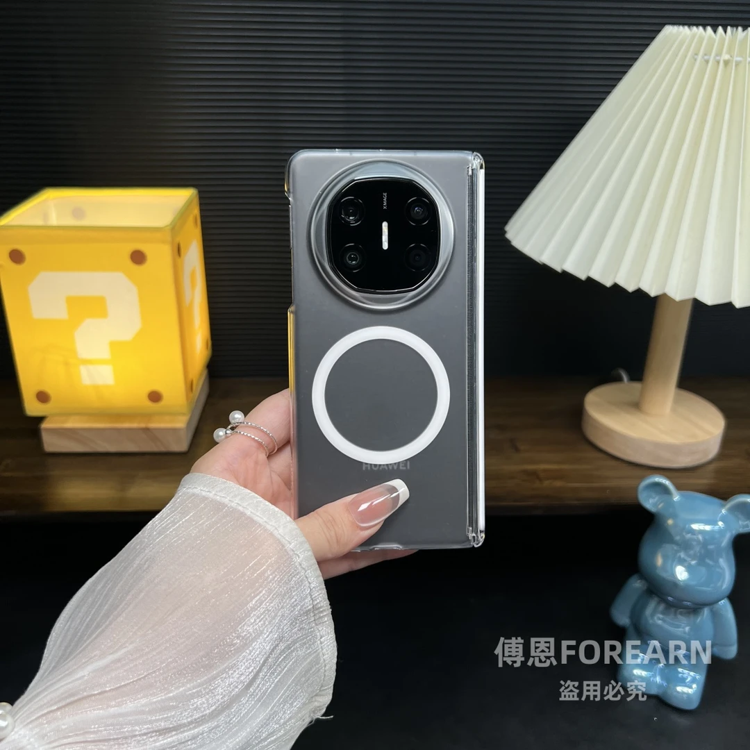 适用于华为matex6手机壳matex5保护套折叠屏matex3磨砂新款透明壳