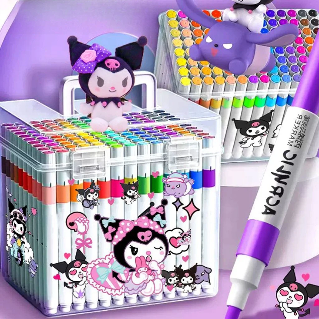 丙烯马克笔幼儿园小学生可水洗不透色可叠色手绘diy水彩笔绘画