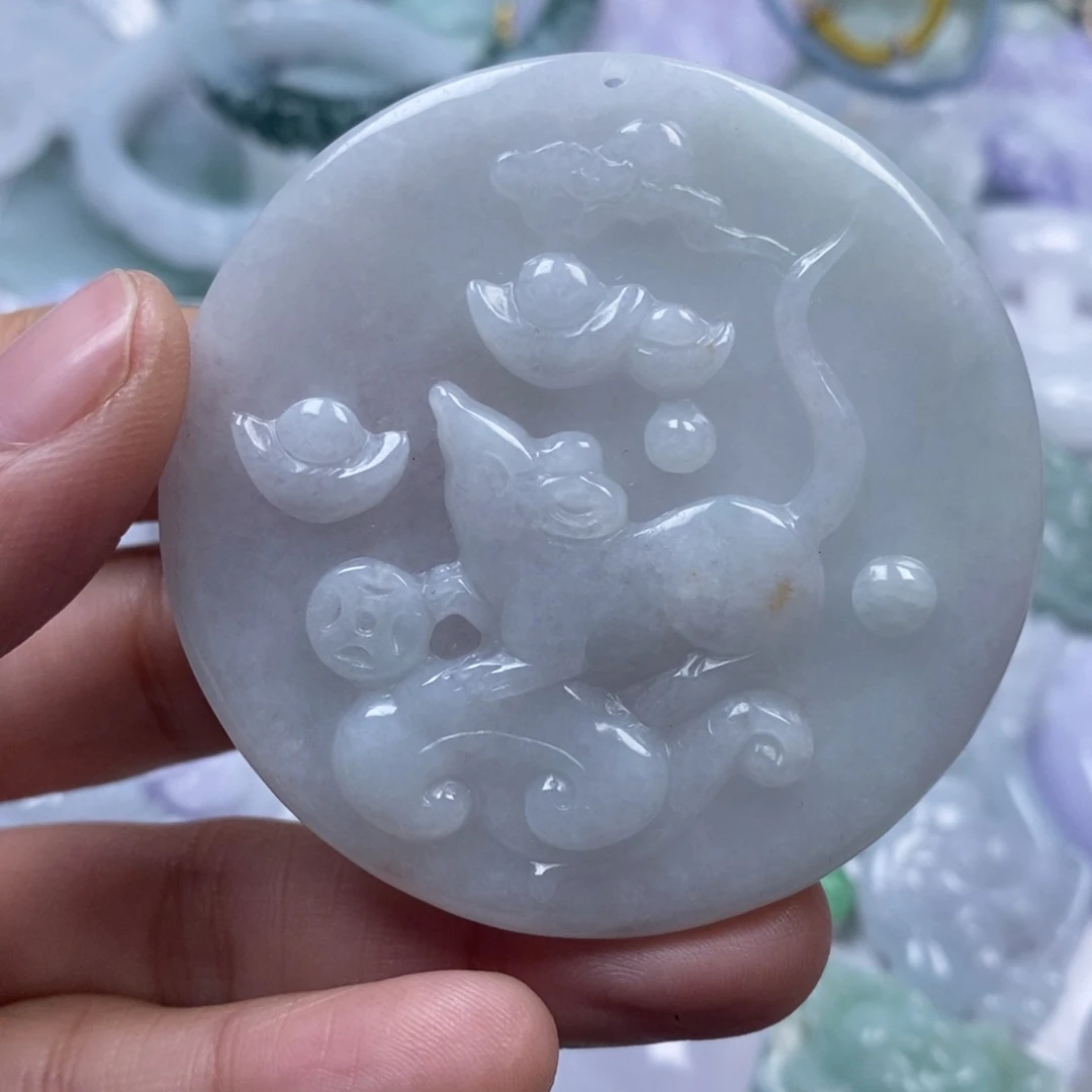 颈饰未镶嵌翡翠翡翠