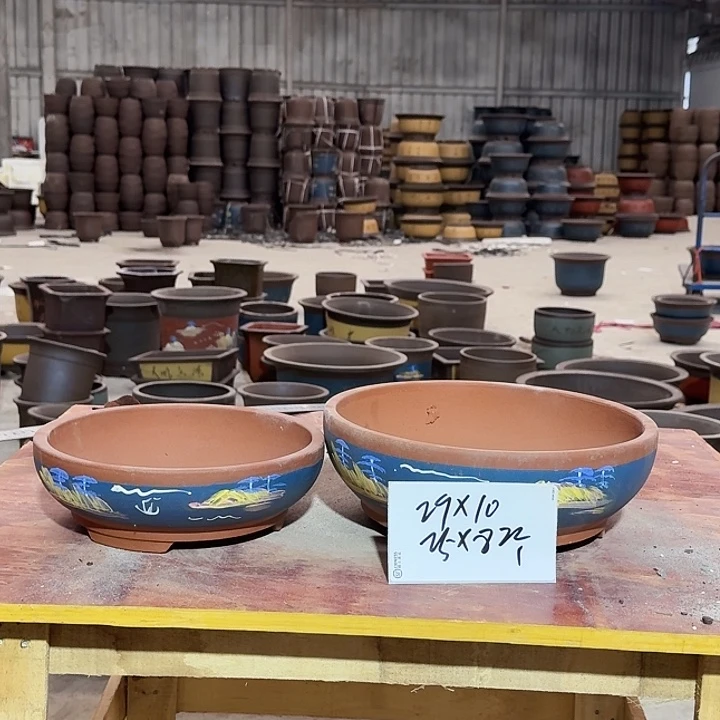 紫砂花盆手工制作90