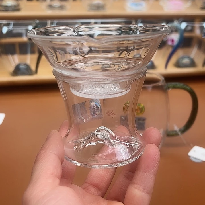 清***风手柄款高硼硅玻璃观山
