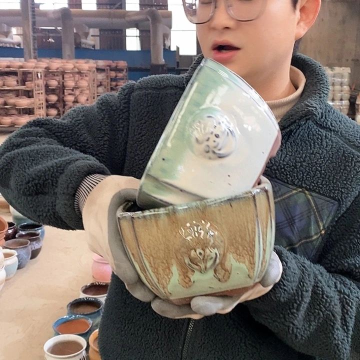 红陶正品高12口17