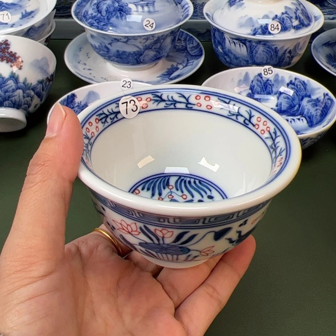 木木景德镇纯手工纯手绘茶具73