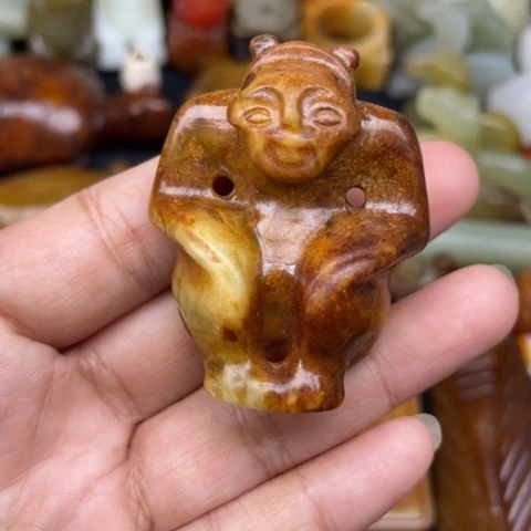 蛇纹石玉未镶嵌颈饰41