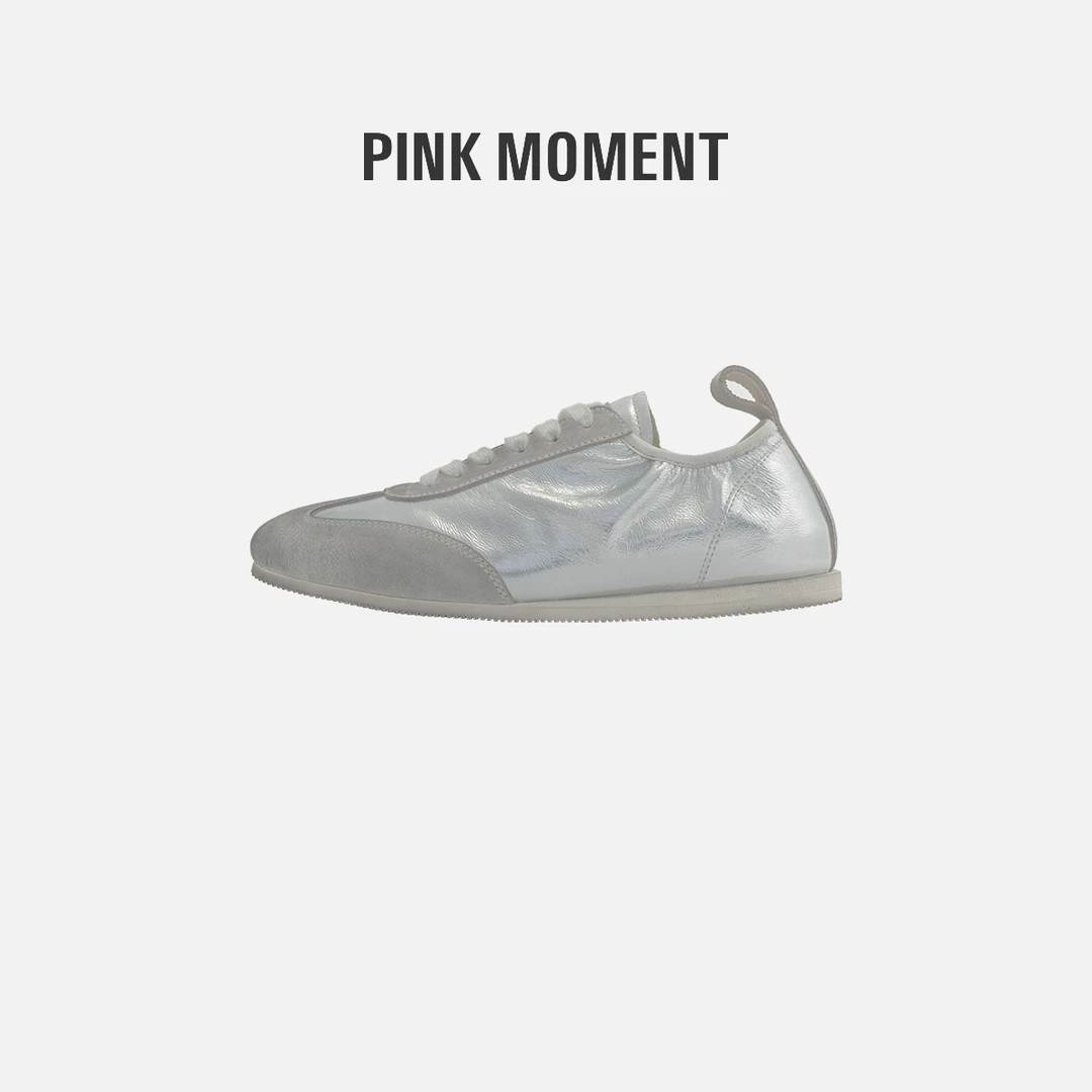 PM王囡囡 “踏春女孩” 银灰色春夏款辣妹休闲鞋 ND1A0099