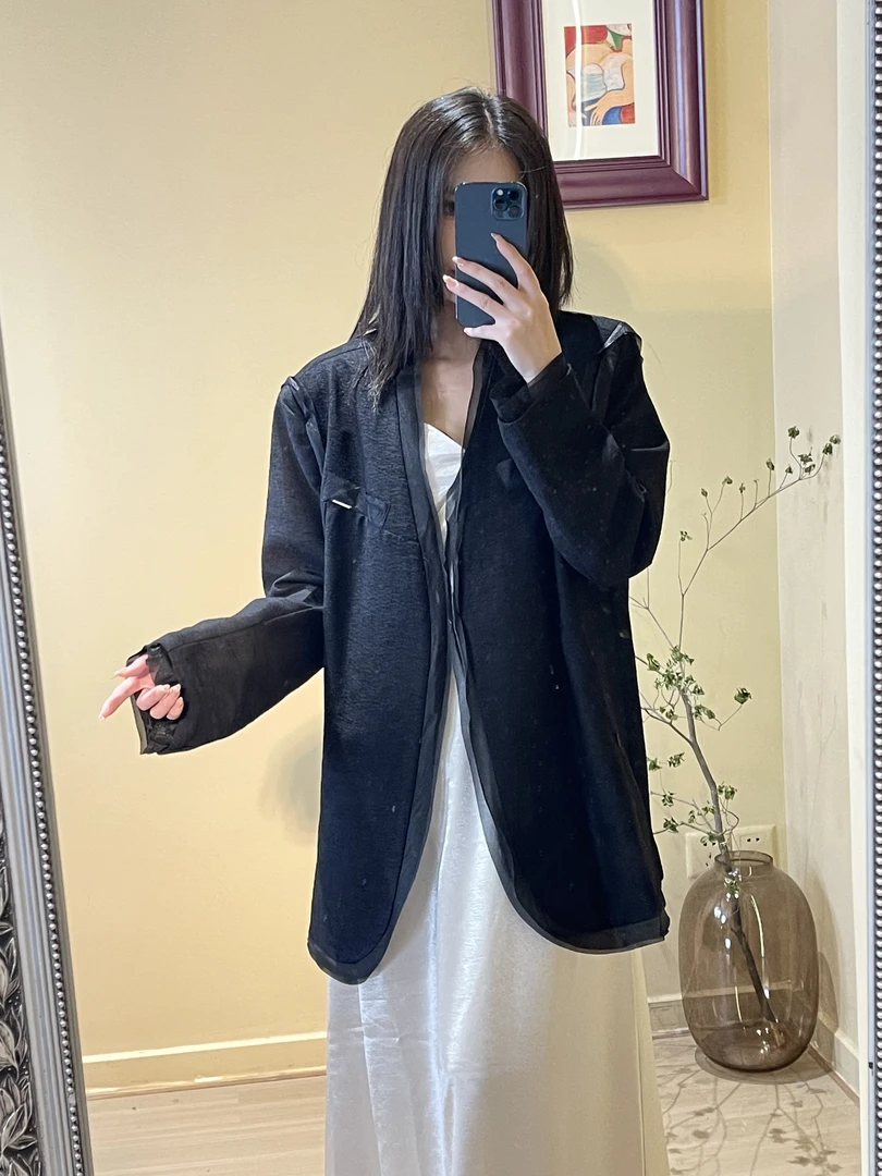 【喜一兮】极简风西装外套女1811