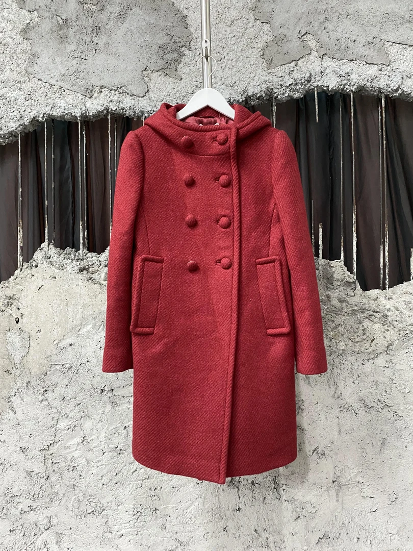 99新 Prada/普拉达 大衣/40码/99新 时尚百搭毛呢中长款秋冬外套