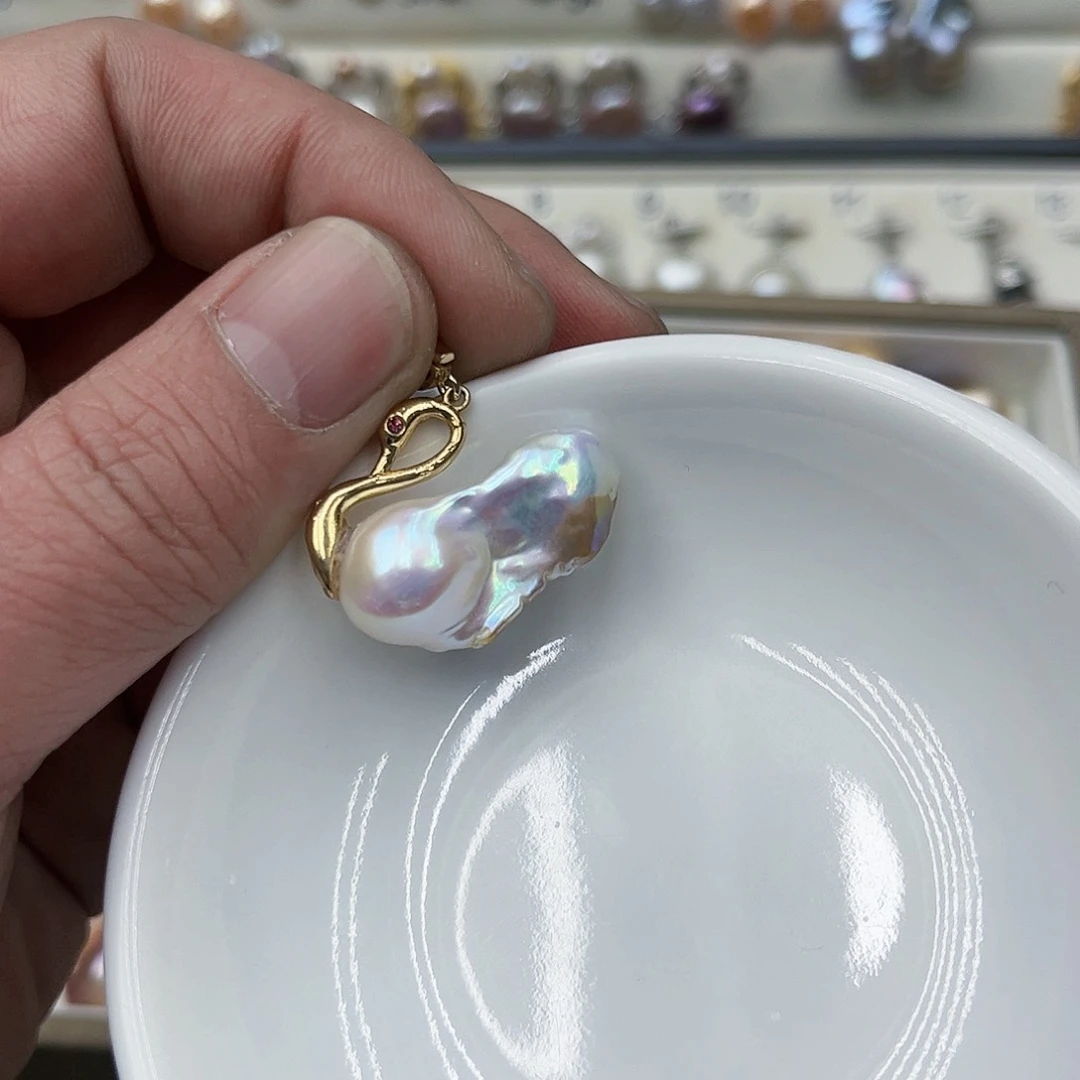 淡水珍珠吊坠(不含链)未镶嵌赵*艳09