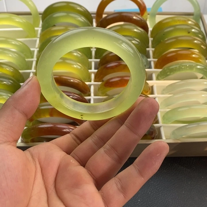 蛇纹石玉合金手镯60