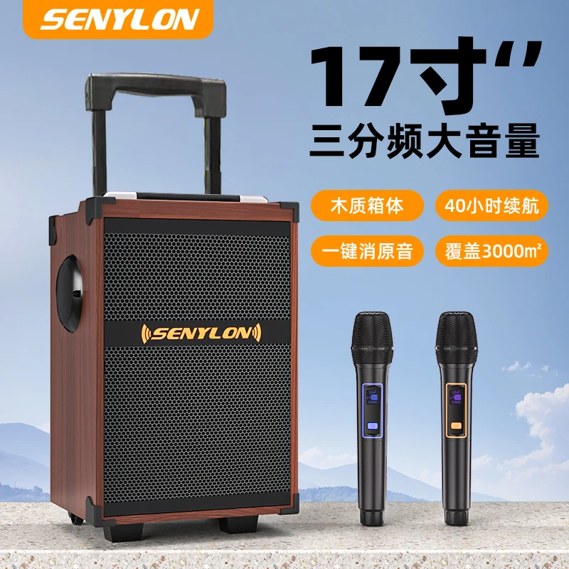SENYLON超长续航多功能音箱户外蓝牙音箱无线专业k歌唱歌一体音响