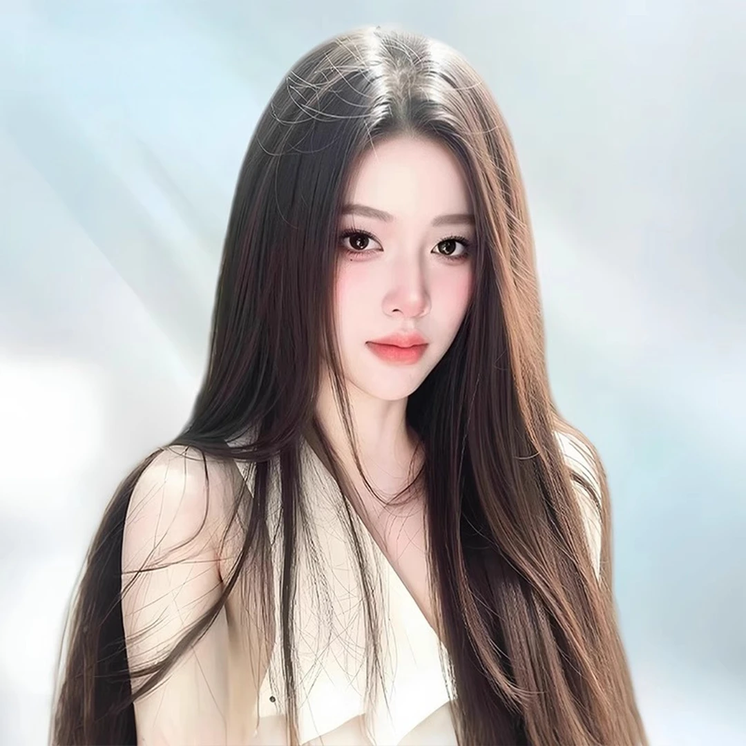 【7A级辫子发】2025流行假发片高质量全真发自然逼真蓬松补发高颅顶