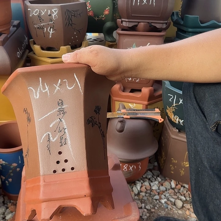 紫砂花盆紫砂花盆