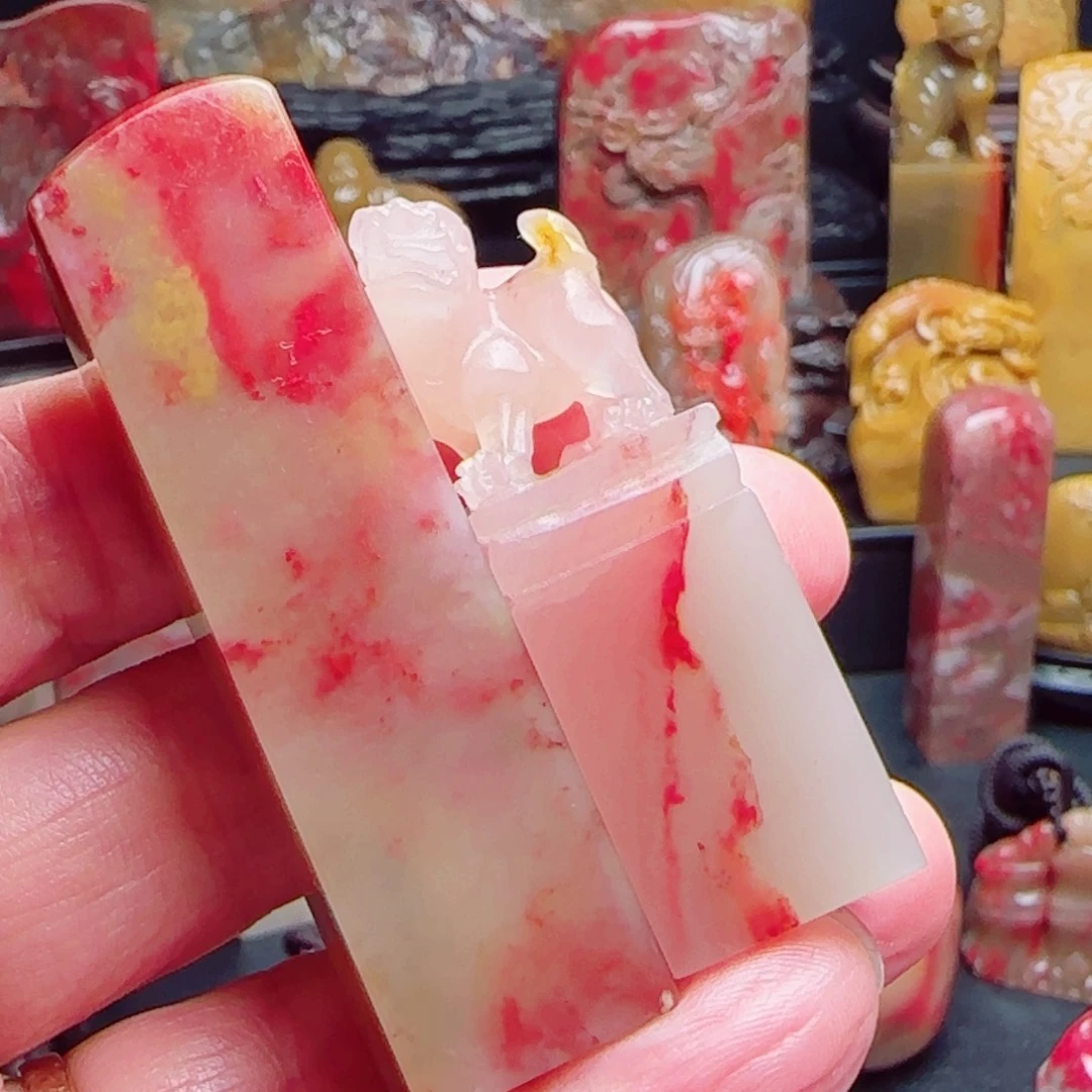 律***…鸡血石鸡血石小精品印章1111111